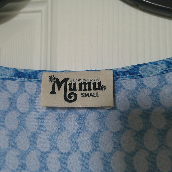 Show Me Your Mumu carter tunic blue paisley - size Small - EUC - Picture 4 of 6